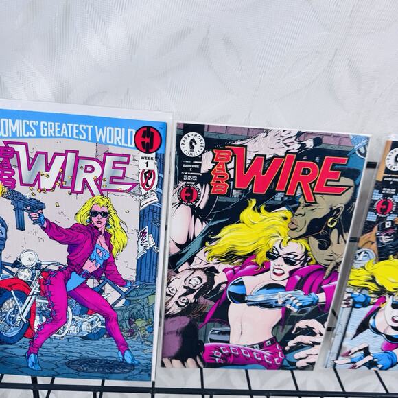 Comics Greatest World: Barb Wire #1 & BW 2-7 (1993, Dark Horse) 1st Appearance - Picture 2 of 6
